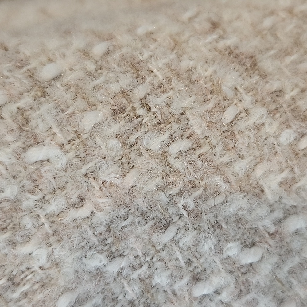 Universal Thread Cream Double-Breasted Coat, Large - Picture 3 of 9